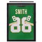 Americanflat 23x31 Lockable Jersey Display Case - Jersey Shadow Box Frame - Includes Built-in Hook for Jersey - Anti-Theft Lock - Polished Plexiglass Cover - Hanging Hardware - Black